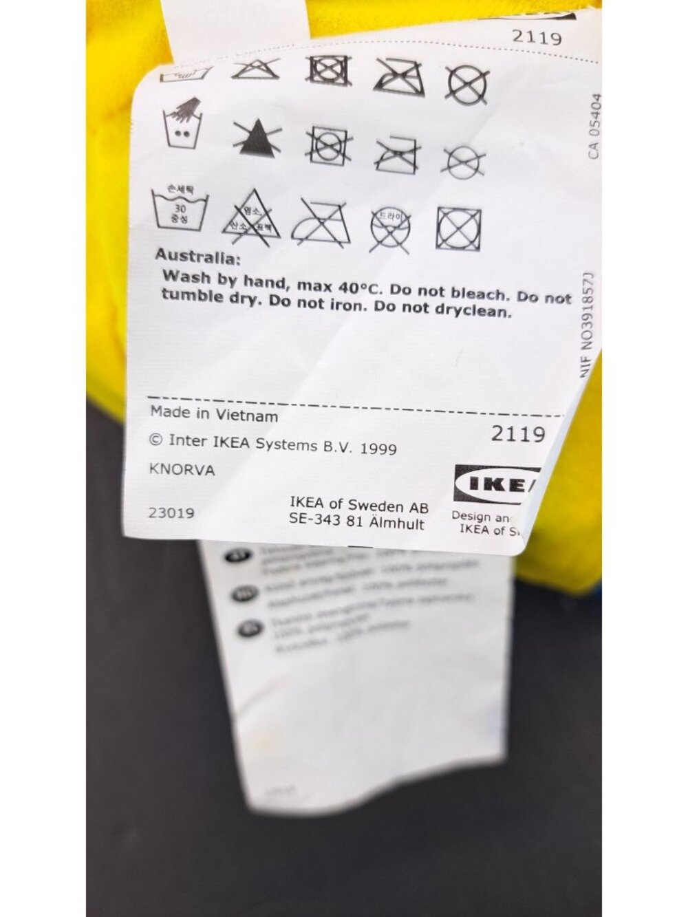 Ikea Bag KNORVA Limited Edition Bucket Hat Blue Frakta Lined Vented One Size - Picture 7 of 7